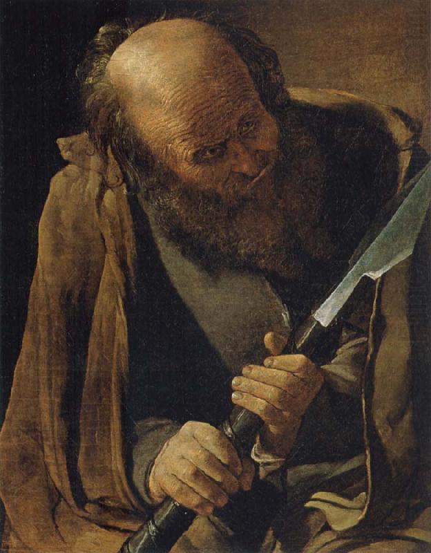 Georges de La Tour The apostle Thomas china oil painting image
